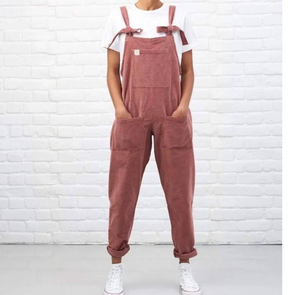 Lucy and yak corduroy in ash pink